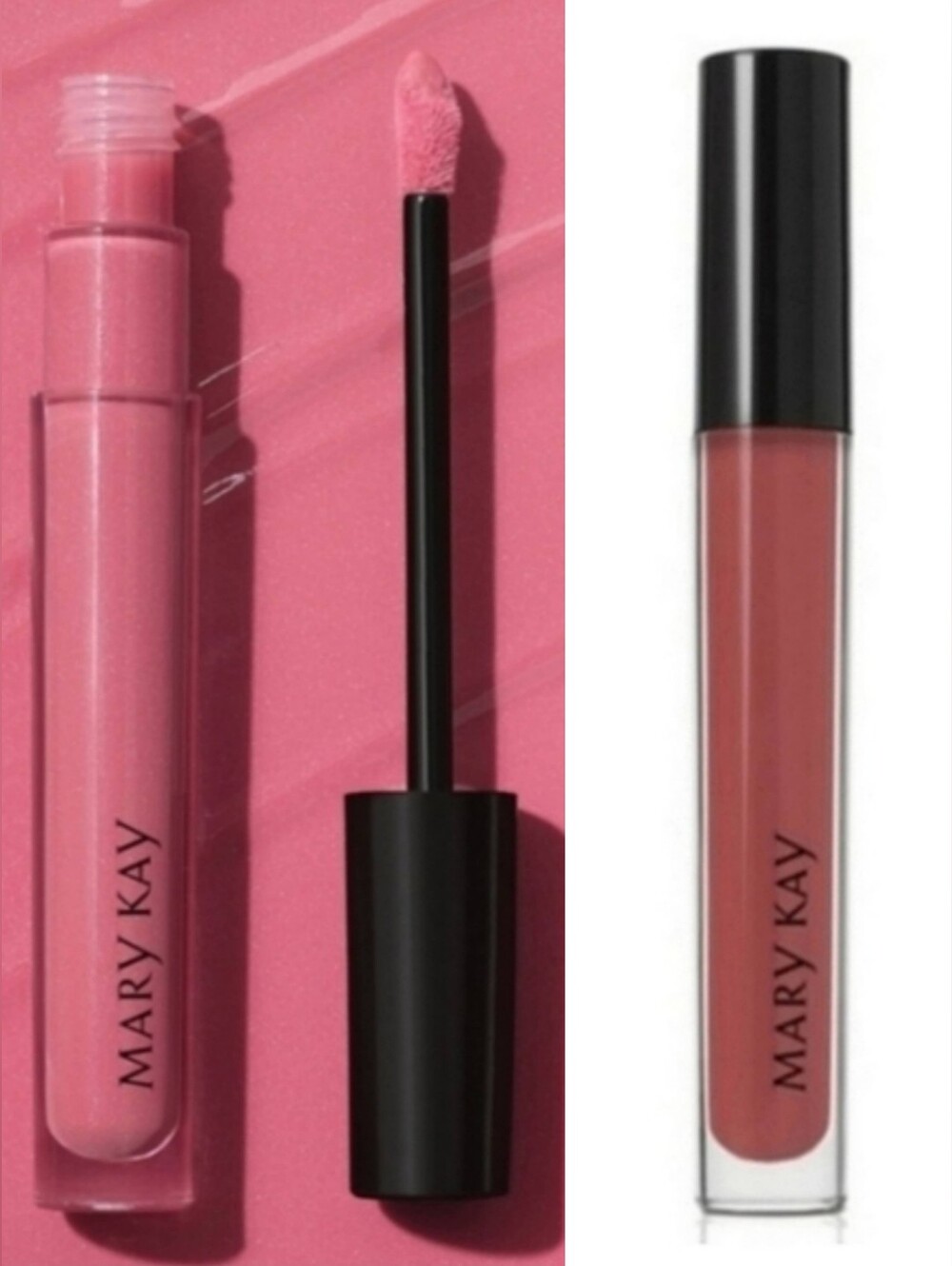 NEW Mary Kay Unlimited Lip Gloss Pink Ballerina & Unique Mauve